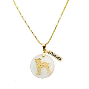 Dálmata Mother-of-Pearl Necklace - Gold-Plated
